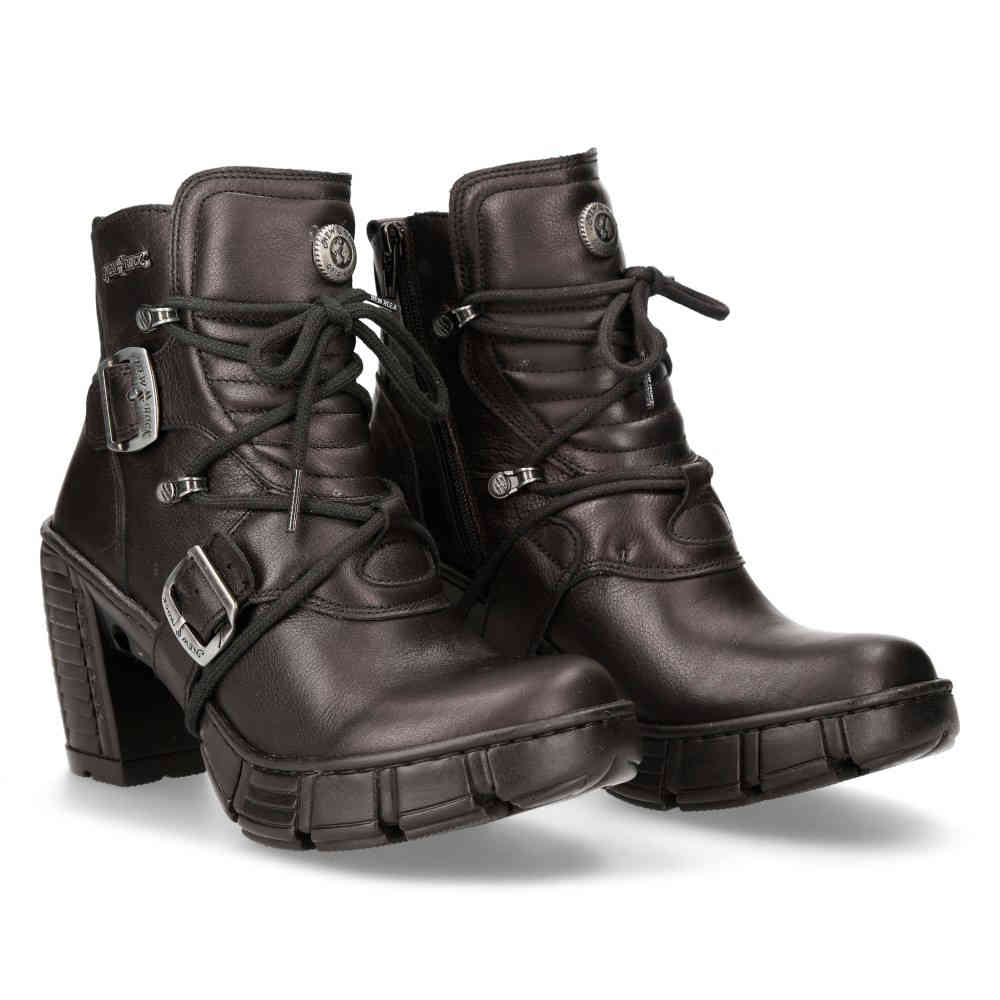New Rock - M-TRCASCO004-S2 Enkellaars - Zwart